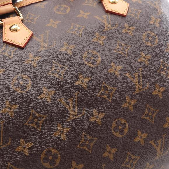 LOUIS VUITTON Brown Monogram Leather Bag - Picture 14 of 15